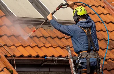 Démoussage et hydrofuge de toiture à Magnat-l'Étrange